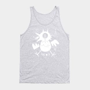 Dragon Chick #1 white print Tank Top